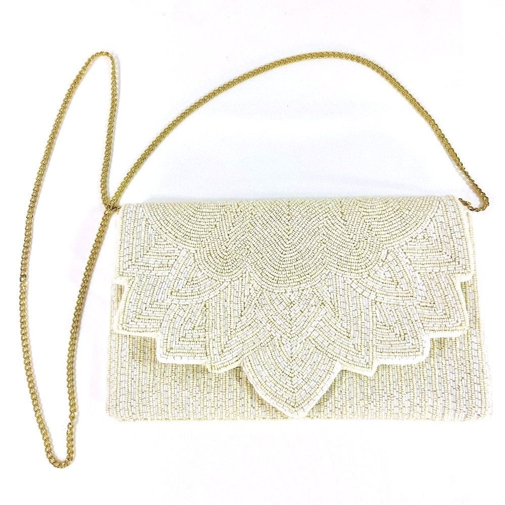 Hand Beaded Clutch Purse